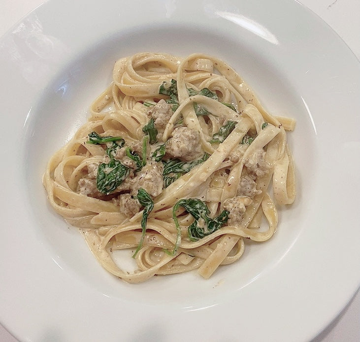Creamy Italian Sausage Pasta | Stagecoach Meat Company